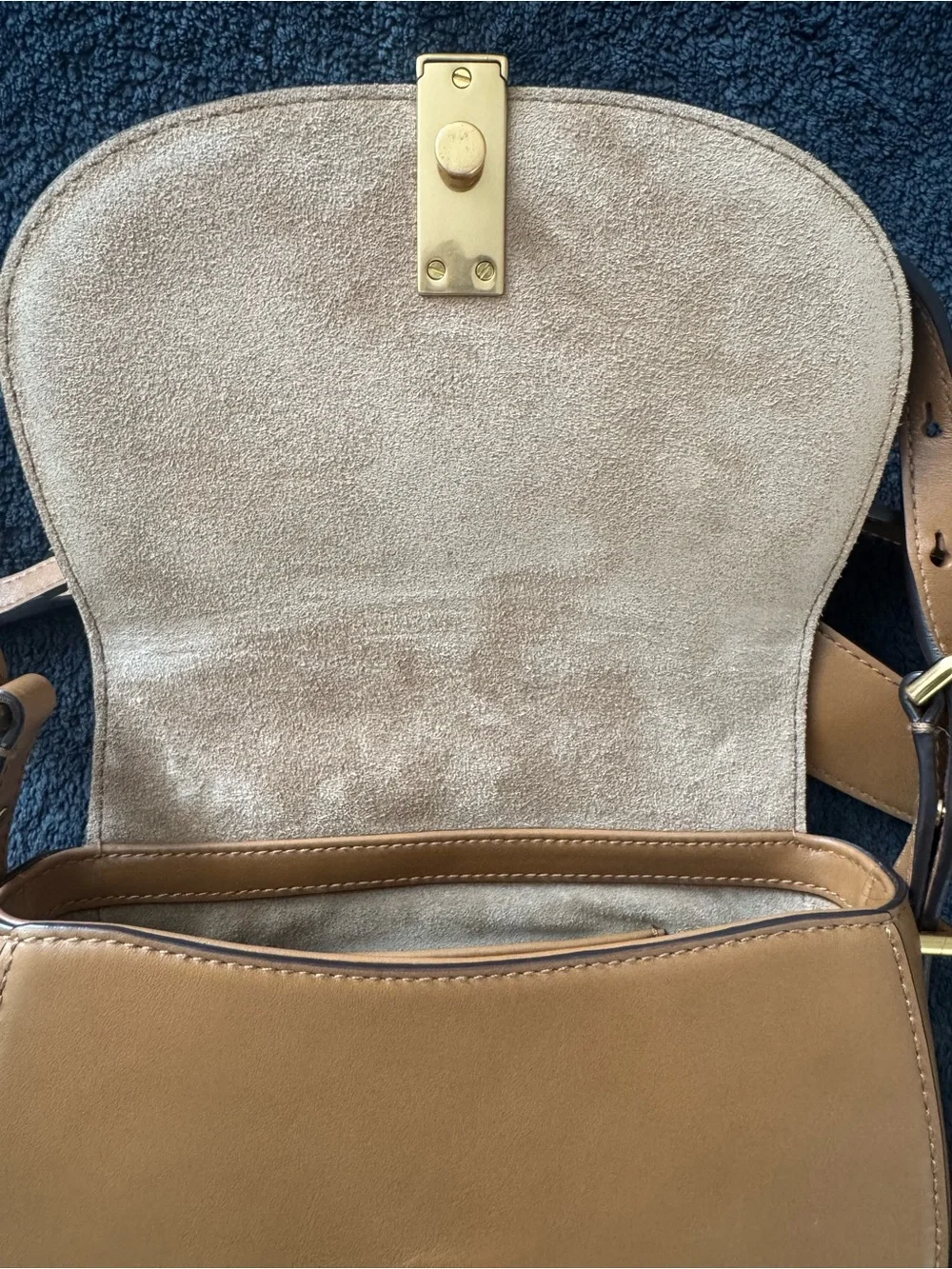 Polo Ralph Lauren ID mini saddle crossbody bag